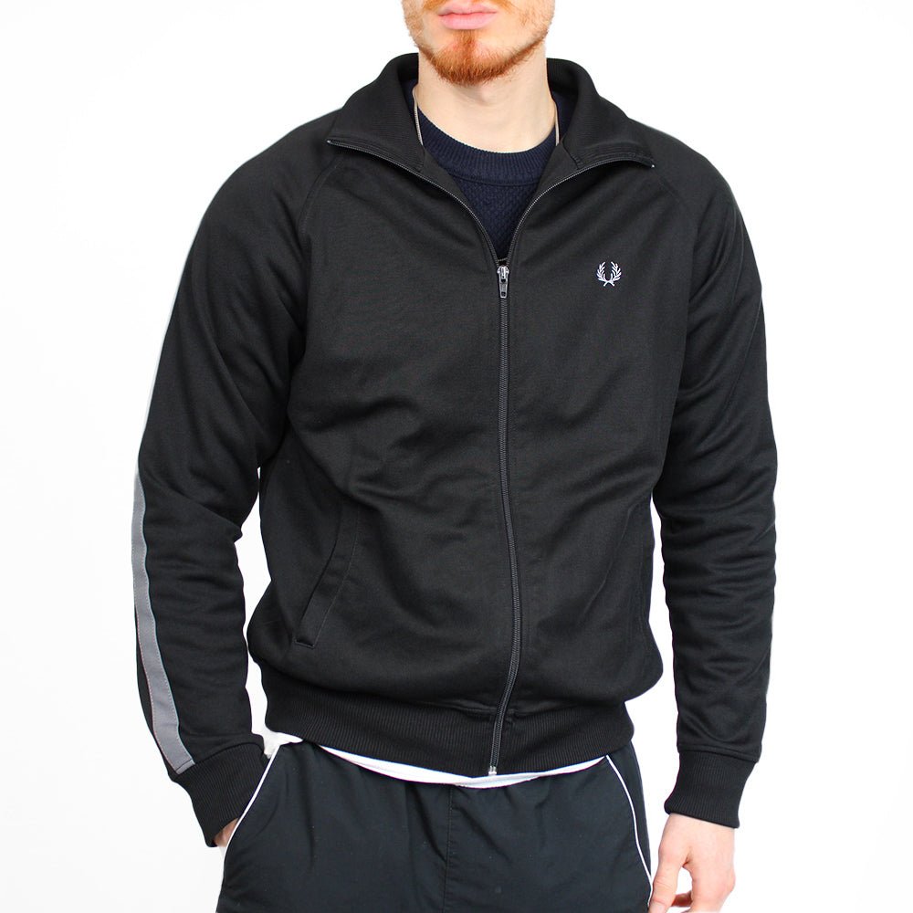 Fred Perry Vintage Trackjacket - Farbe: Black - Größe: M - VintageR2