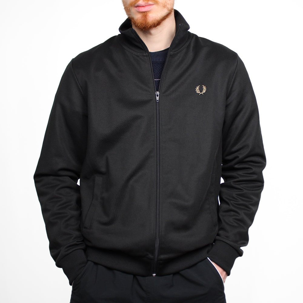 Fred Perry Vintage Trainingsjacke - Farbe: Black - Größe: L - VintageR2