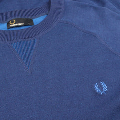 Fred Perry Viskose Sweatshirt - Farbe: RoyalBlue - Größe: L - VintageR2