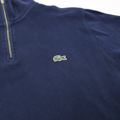 Lacoste Half Zip Troyer Pullover - Farbe: Navy - Größe: M - VintageR2