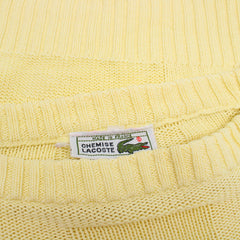 Lacoste Knit Sweater - Farbe: Gold - Größe: M - VintageR2