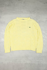 Lacoste Knit Sweater - Farbe: Gold - Größe: M - VintageR2