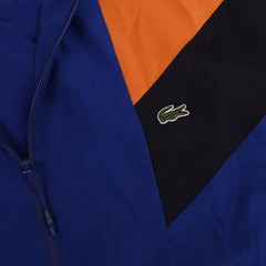 Lacoste Trainingsanzug in Blau Orange Schwarz Größe L