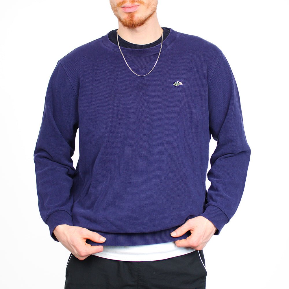 Lacoste Vintage Knit Pullover - Farbe: Navy - Größe: L - VintageR2