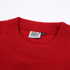 Lacoste Vintage Knit Sweater - Farbe: Red - Größe: XXL - VintageR2