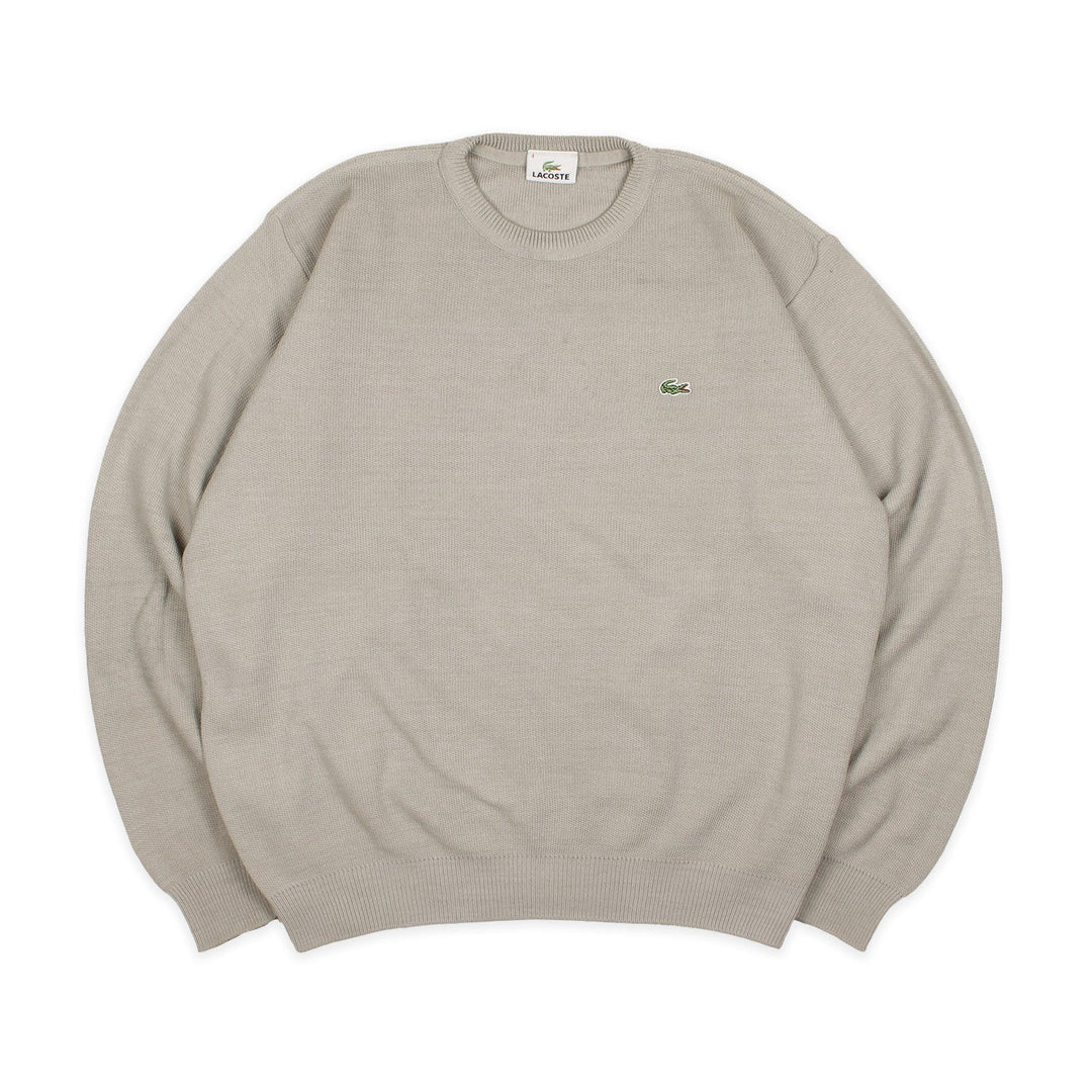 Lacoste Vintage Knit Sweater in Oliv Größe M