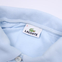 Lacoste Vintage Polo Longsleeve - Farbe: LightSkyBlue - Größe: M - VintageR2