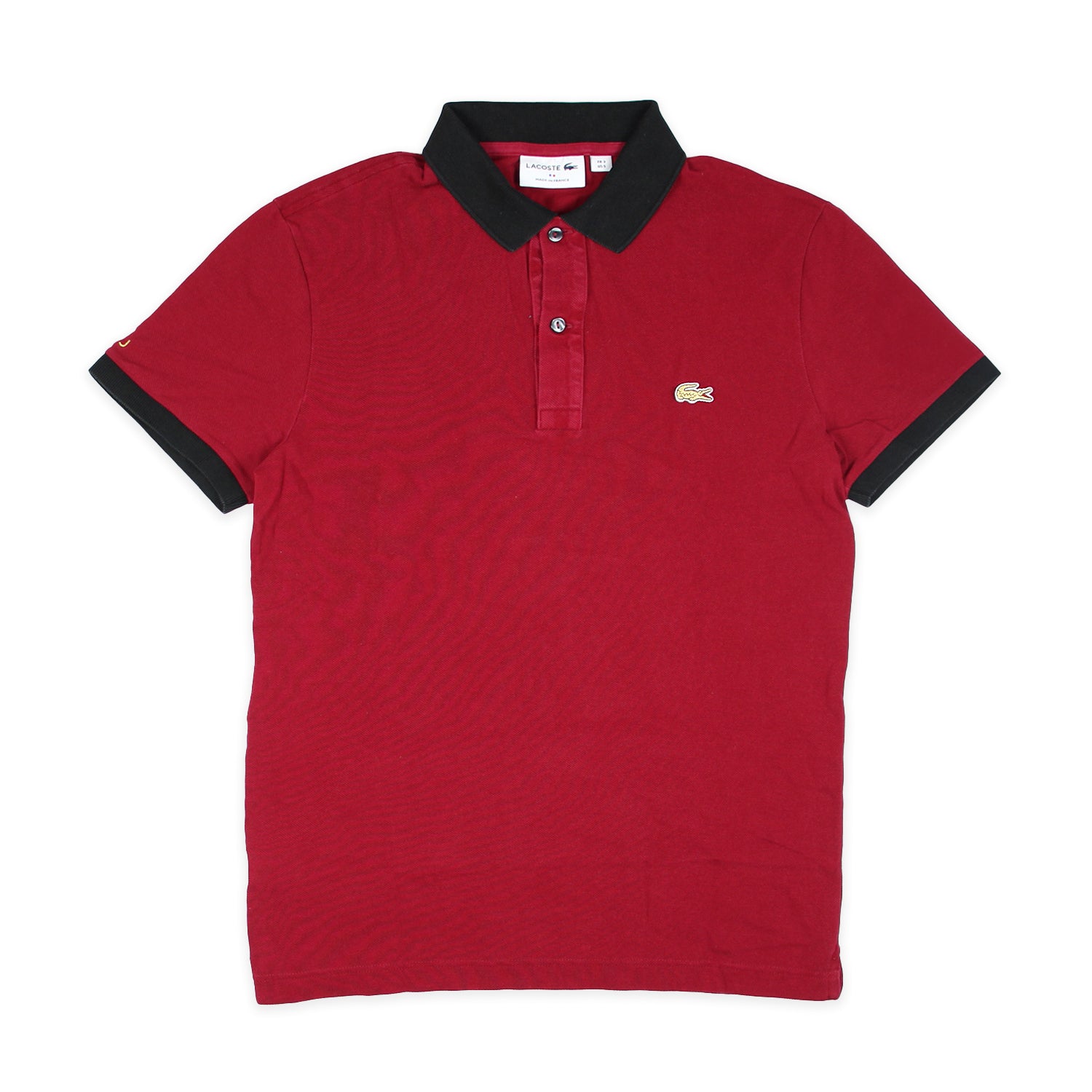Lacoste Vintage Polo Shirt Krokodil Gold