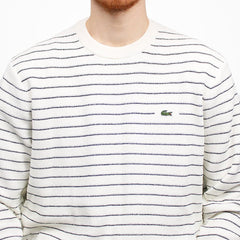 Lacoste Vintage Strickpullover gestreift - Farbe: Beige - Größe: L - VintageR2
