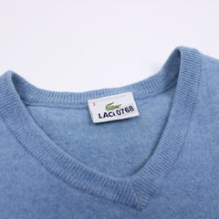 Lacoste Vintage Sweatshirt Babyblau - Farbe: LightSkyBlue - Größe: XS - VintageR2