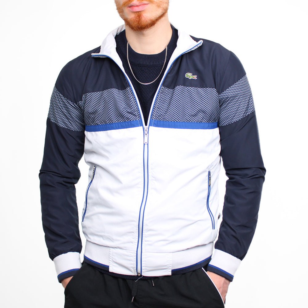 Lacoste Vintage Trackjacket - Farbe: White - Größe: S - VintageR2