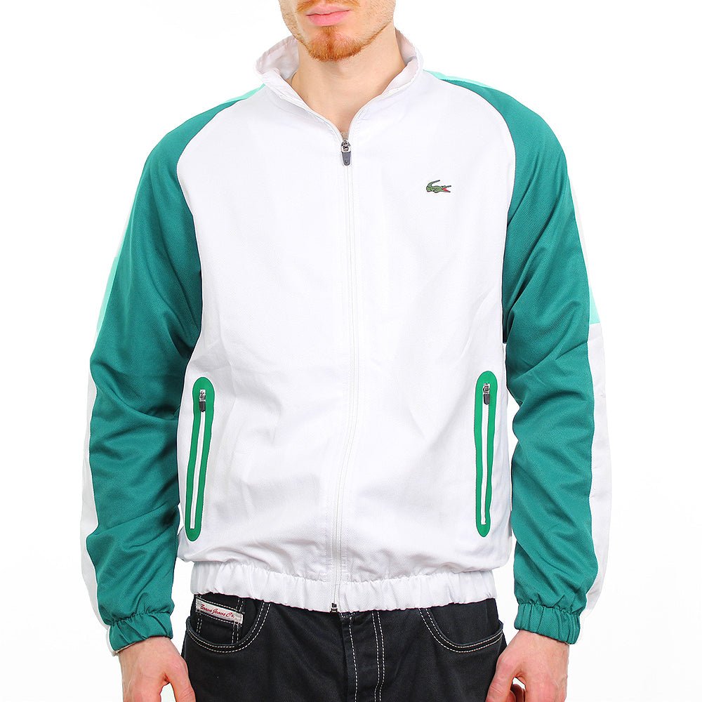 Lacoste Vintage Trainingsjacke - Farbe: White - Größe: L - VintageR2