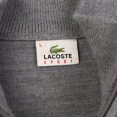 Lacoste Woll Strickjacke in Grau Größe L