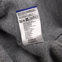 Lacoste Woll Strickjacke in Grau Größe L