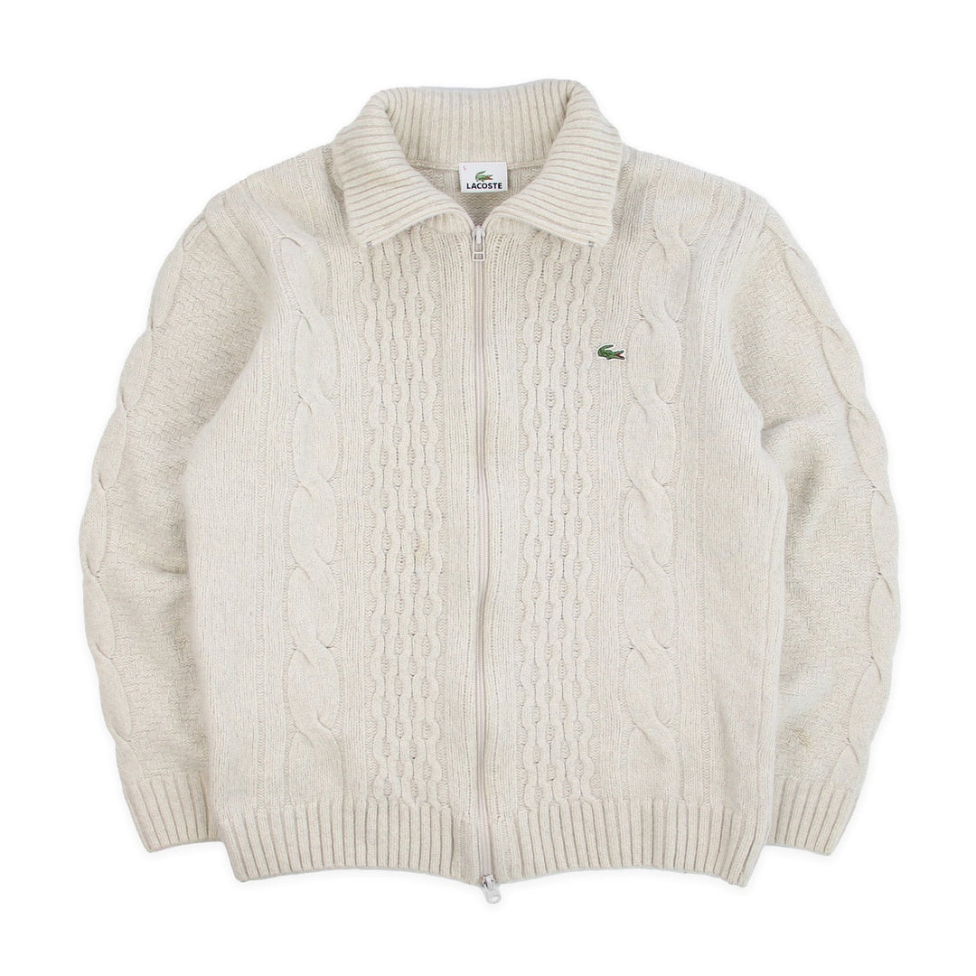 Lacoste Zopfmuster Strickjacke