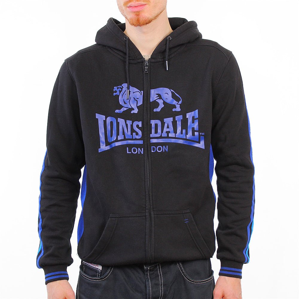 Lonsdale Sweatjacke Hoodie - Farbe: Black - Größe: L - VintageR2