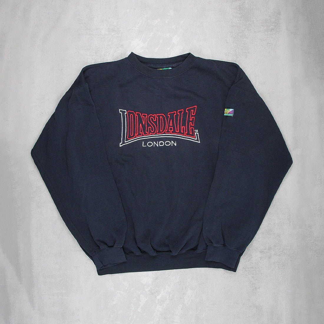 Lonsdale Vintage Boxxy Sweater - Farbe: Navy - Größe: L - VintageR2