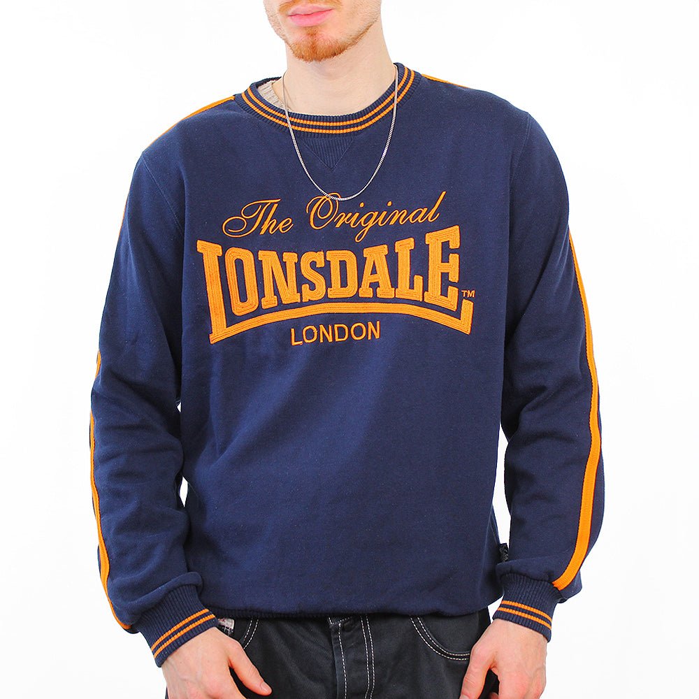 Lonsdale Vintage Pullover - Farbe: Navy - Größe: M - VintageR2