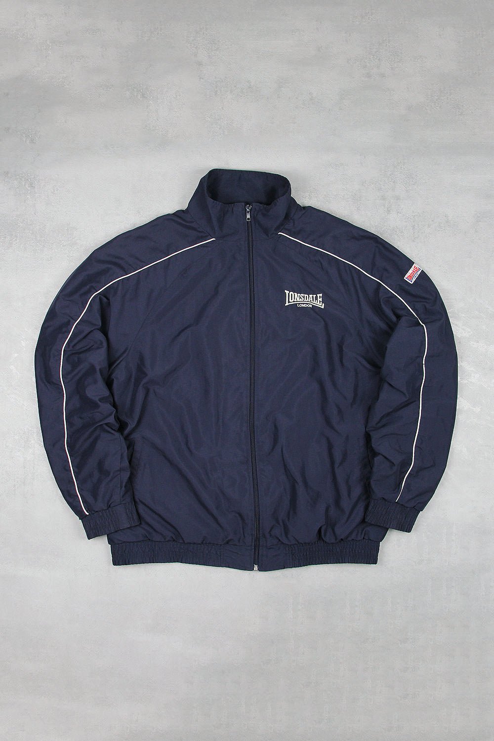 Lonsdale Vintage Trainingsjacke - Farbe: Navy - Größe: L - VintageR2