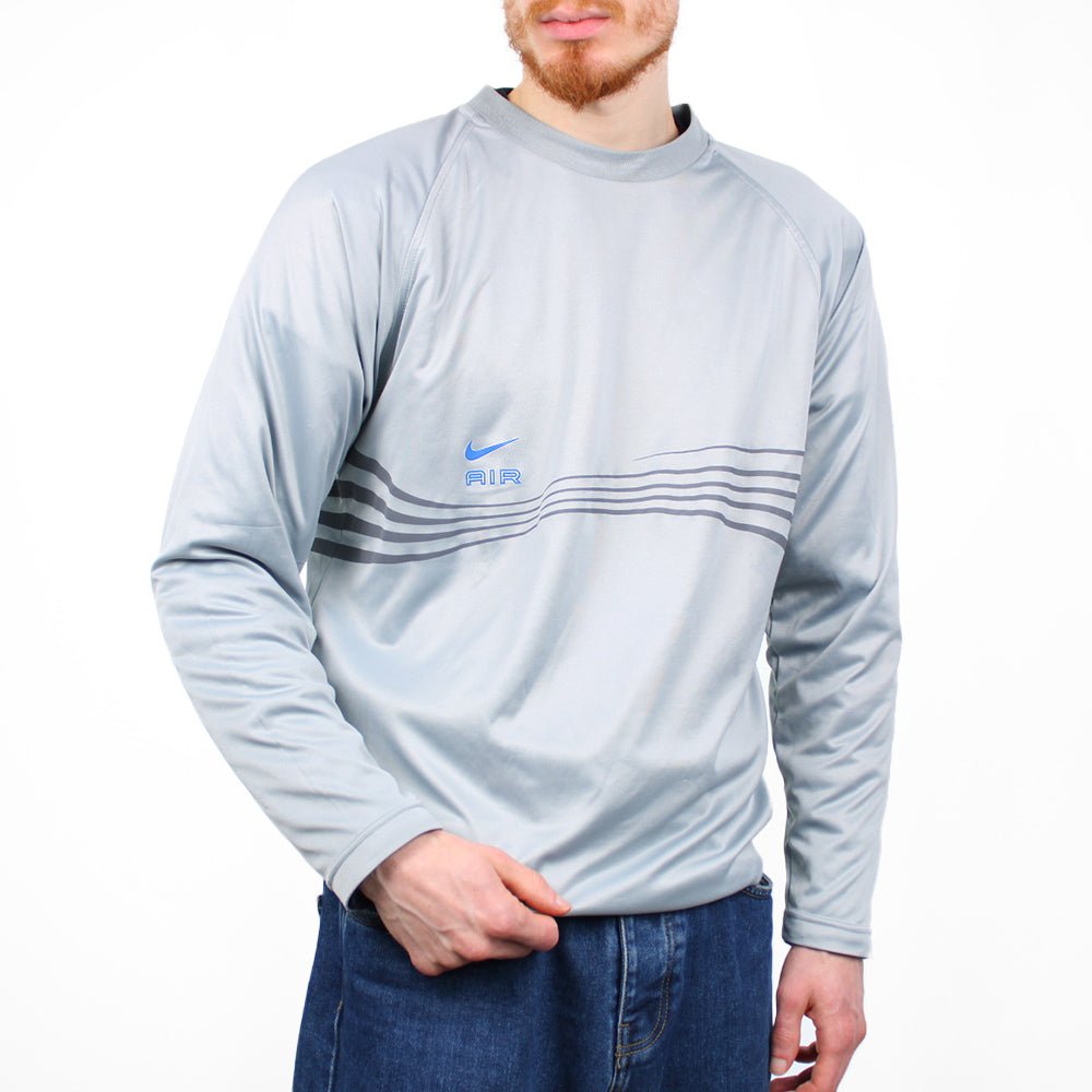 Nike Air Hex Vintage Longsleeve - Farbe: Grey - Größe: L - VintageR2