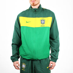 Nike Brasilien Tracksuit Vintage - Farbe: Green - Größe: L - VintageR2