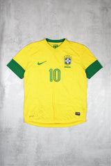 Nike Brasilien Trikot Vintage - Farbe: Gold - Größe: M - VintageR2