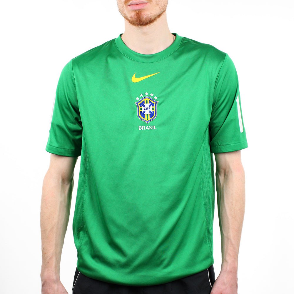 Nike Brasilien Vintage Trikot - Farbe: Green - Größe: L - VintageR2