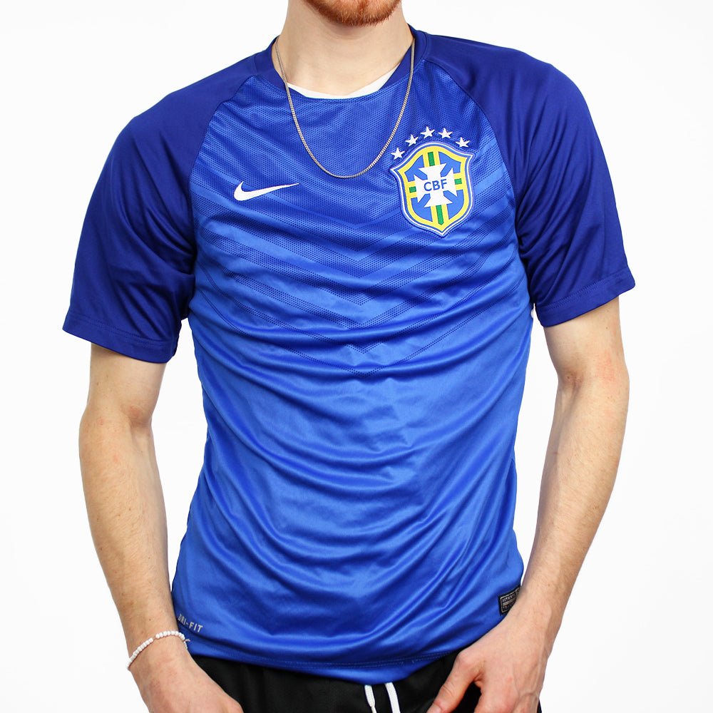 Nike Brasilien Vintage Trikot - Farbe: RoyalBlue - Größe: S - VintageR2