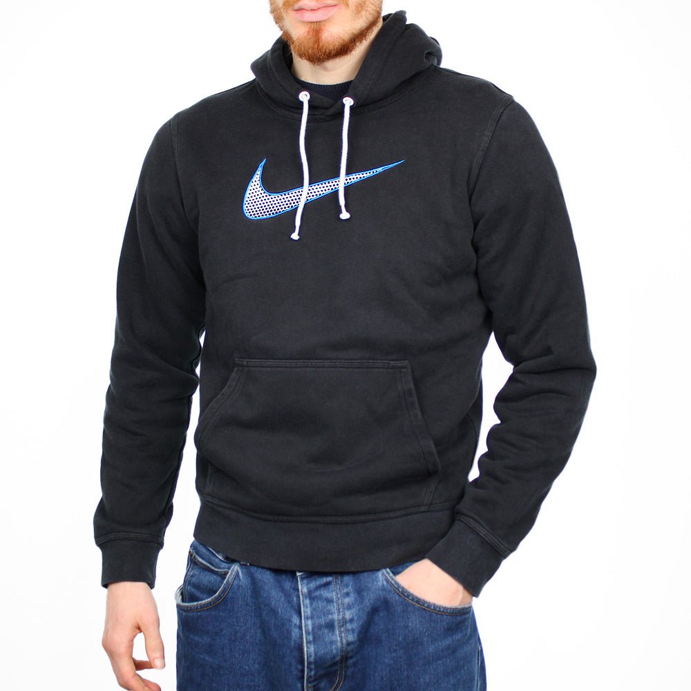 Nike Center Swoosh Vintage Hoodie - Farbe: Black - Größe: M - VintageR2