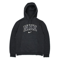 Nike College Hoodie Schwarz Weiß