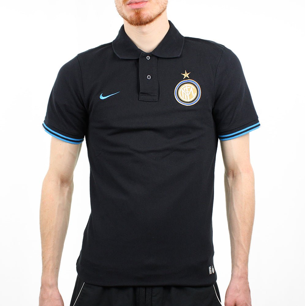 Nike Inter Mailand Polo Shirt Vintage - Farbe: Black - Größe: M - VintageR2