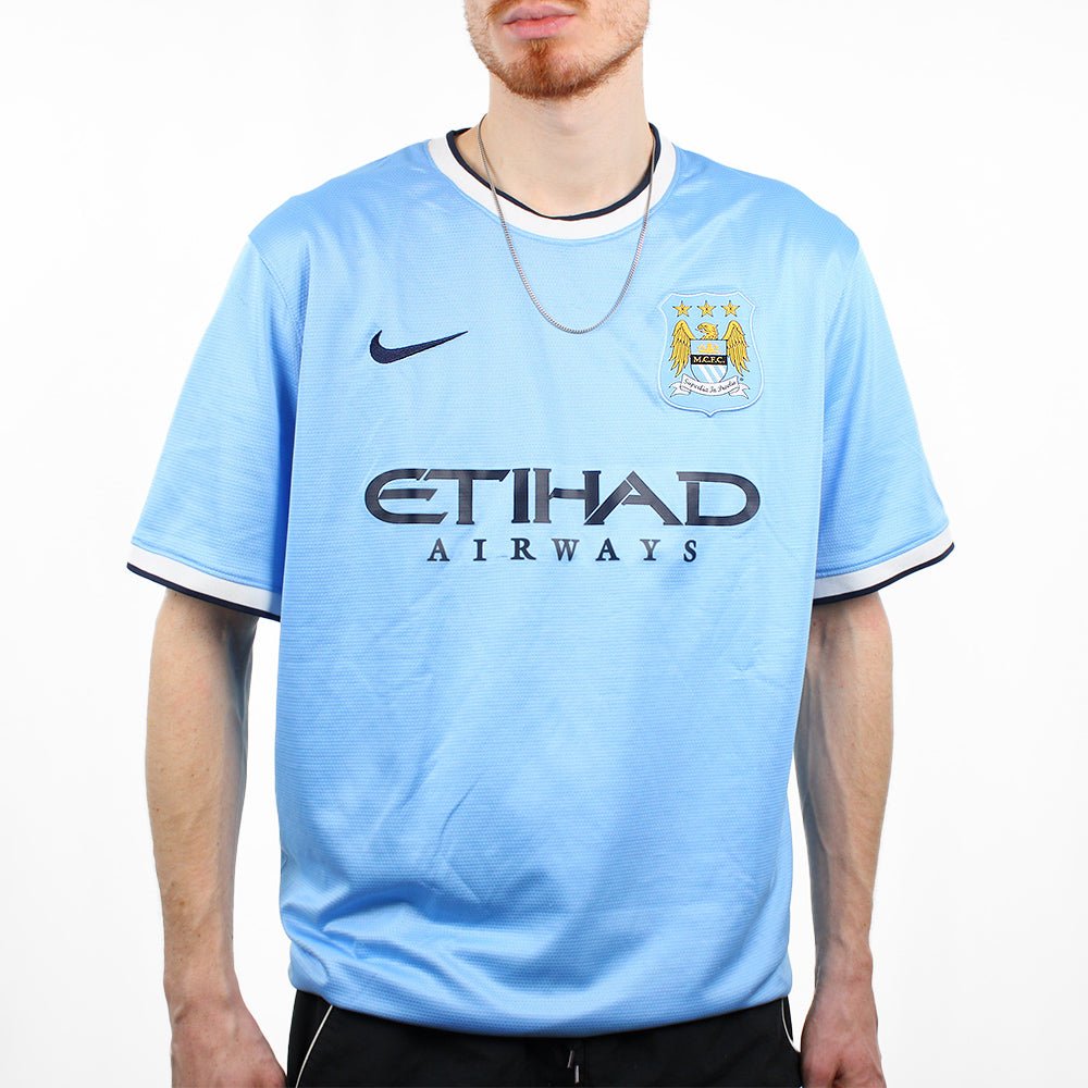 Nike Manchester City Etihad Vintage Trikot - Farbe: LightSkyBlue - Größe: XL - VintageR2