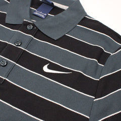 Nike Polo Shirt Solo Swoosh Vintage - Farbe: Black - Größe: M - VintageR2