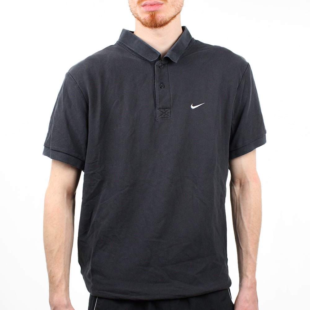 Nike Solo Swoosh Polo Vintage - Farbe: Black - Größe: XL - VintageR2