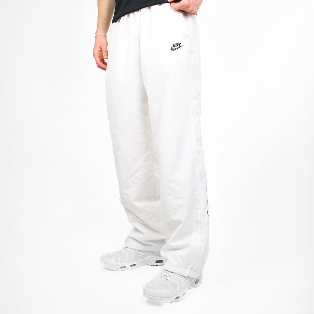 Nike Vintage Baggy Trackpants - Farbe: White - Größe: XL - VintageR2