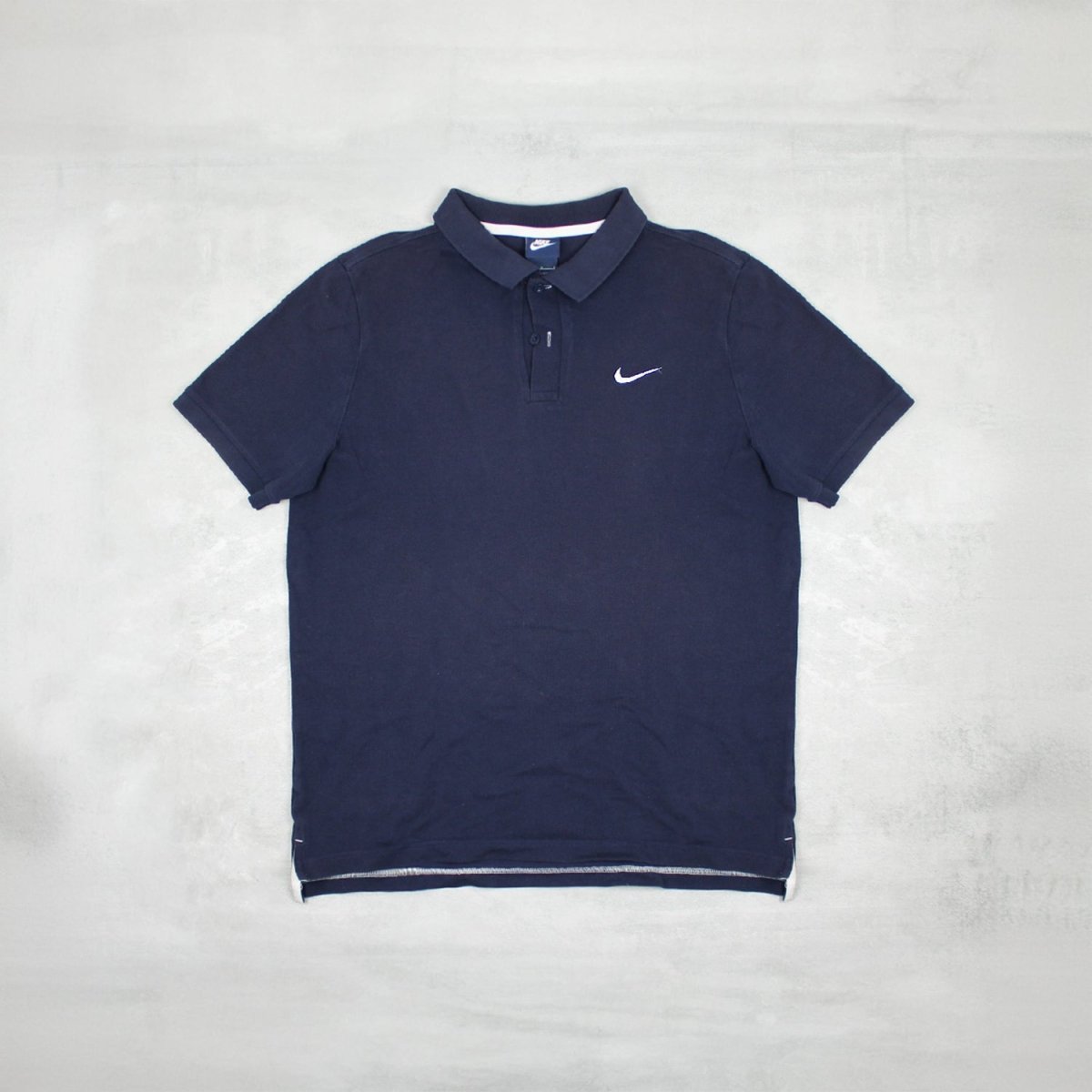 Nike Vintage Basic Polo Shirt - Farbe: Navy - Größe: L - VintageR2