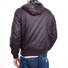 Nike Vintage Bomberjacke abnehmbare Kapuze - Farbe: Purple - Größe: L - VintageR2
