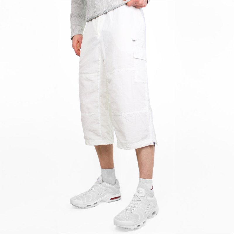 Nike Vintage Cargo Trackpants 3/4 Shorts - Farbe: White - Größe: L - VintageR2