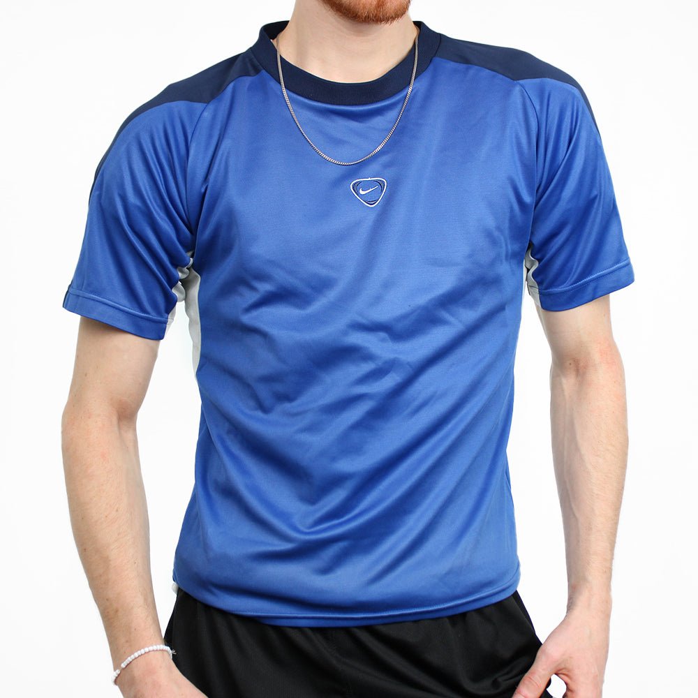 Nike Vintage Center Swoosh Sport Shirt - Farbe: RoyalBlue - Größe: S - VintageR2