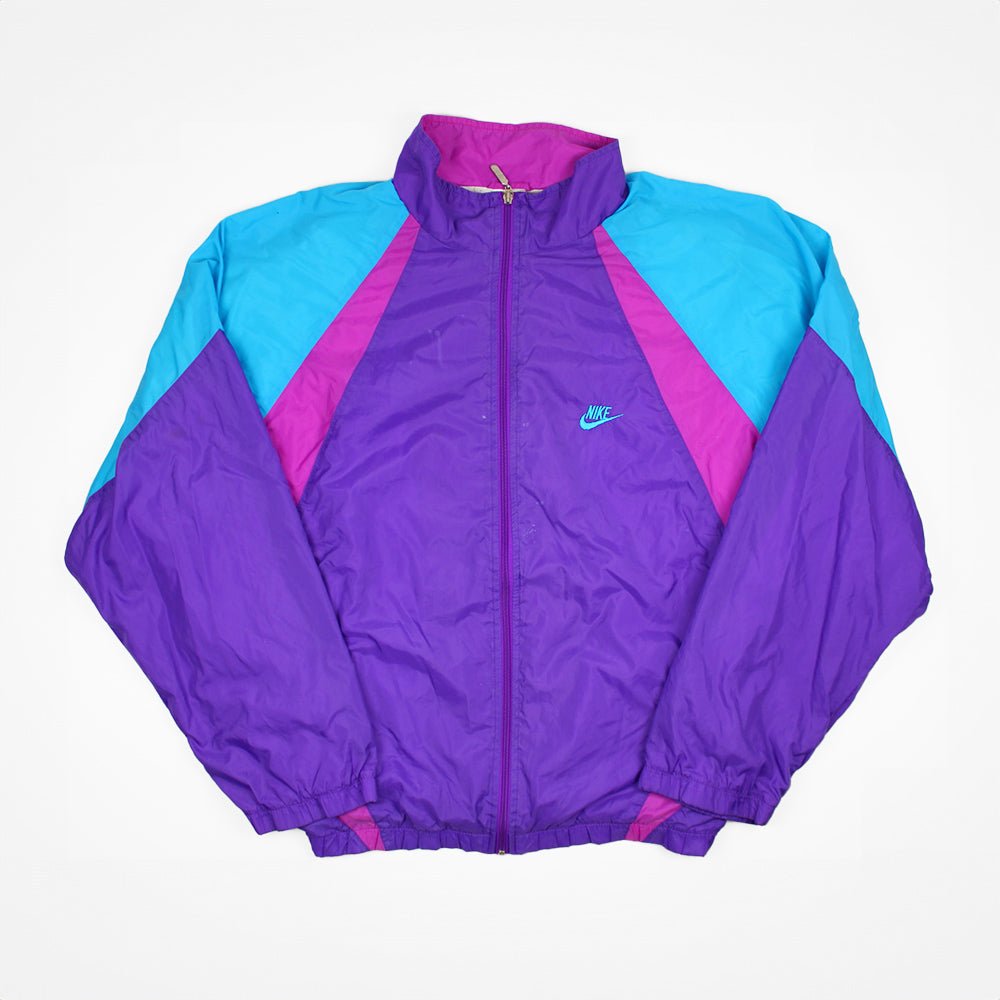 Nike Vintage Colorblock Trackjacket - Farbe: Purple - Größe: XXL - VintageR2