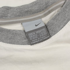 Nike Vintage Longsleeve in Weiß Grau Größe M