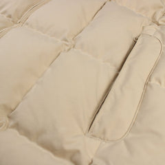 Nike Vintage Pufferweste - Farbe: Beige - Größe: L - VintageR2