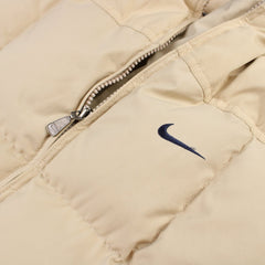 Nike Vintage Pufferweste - Farbe: Beige - Größe: L - VintageR2