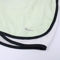 Nike Vintage Running Shorts Gestreift - Farbe: White - Größe: M - VintageR2