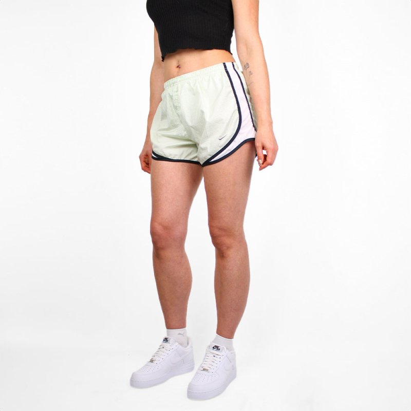 Nike Vintage Running Shorts Gestreift - Farbe: White - Größe: M - VintageR2