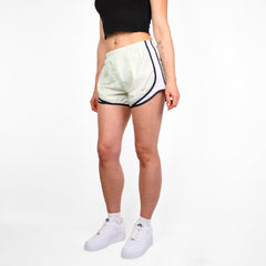 Nike Vintage Running Shorts Gestreift - Farbe: White - Größe: M - VintageR2
