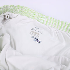 Nike Vintage Running Shorts Gestreift - Farbe: White - Größe: M - VintageR2