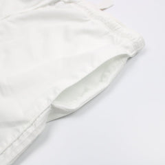 Nike Vintage Runnings Shorts Solo Swoosh - Farbe: White - Größe: S - VintageR2