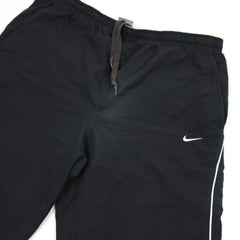 Nike Vintage Shorts Schwarz Weiß gestreift - Farbe: Black - Größe: M - VintageR2