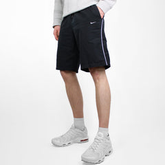 Nike Vintage Shorts Schwarz Weiß gestreift - Farbe: Black - Größe: M - VintageR2